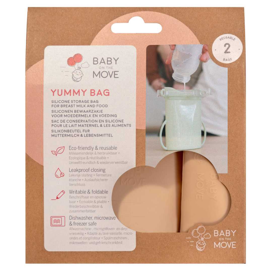 Pack 2 Bolsas de Silicona Multifuncionales - Yummy Blush