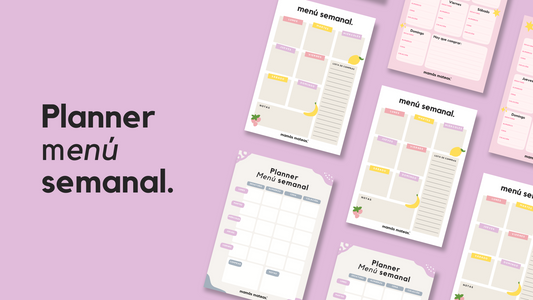 Descargable: planner menú semanal