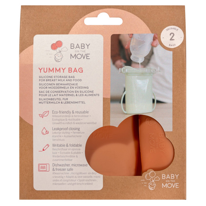 Pack 2 Bolsas de Silicona Multifuncionales - Yummy Bloom