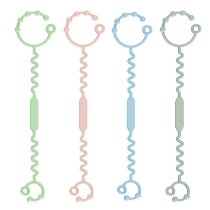 Correas de Silicona para Juguetes - 2 Unidades - Rosa y Sage