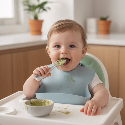 Set de 2 Pre-Cucharas de Aprendizaje para Bebé – +4 meses