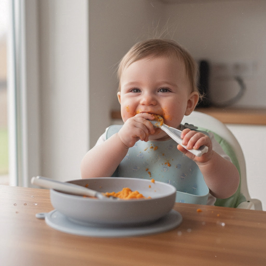 Set de 2 Pre-Cucharas de Aprendizaje para Bebé – +4 meses
